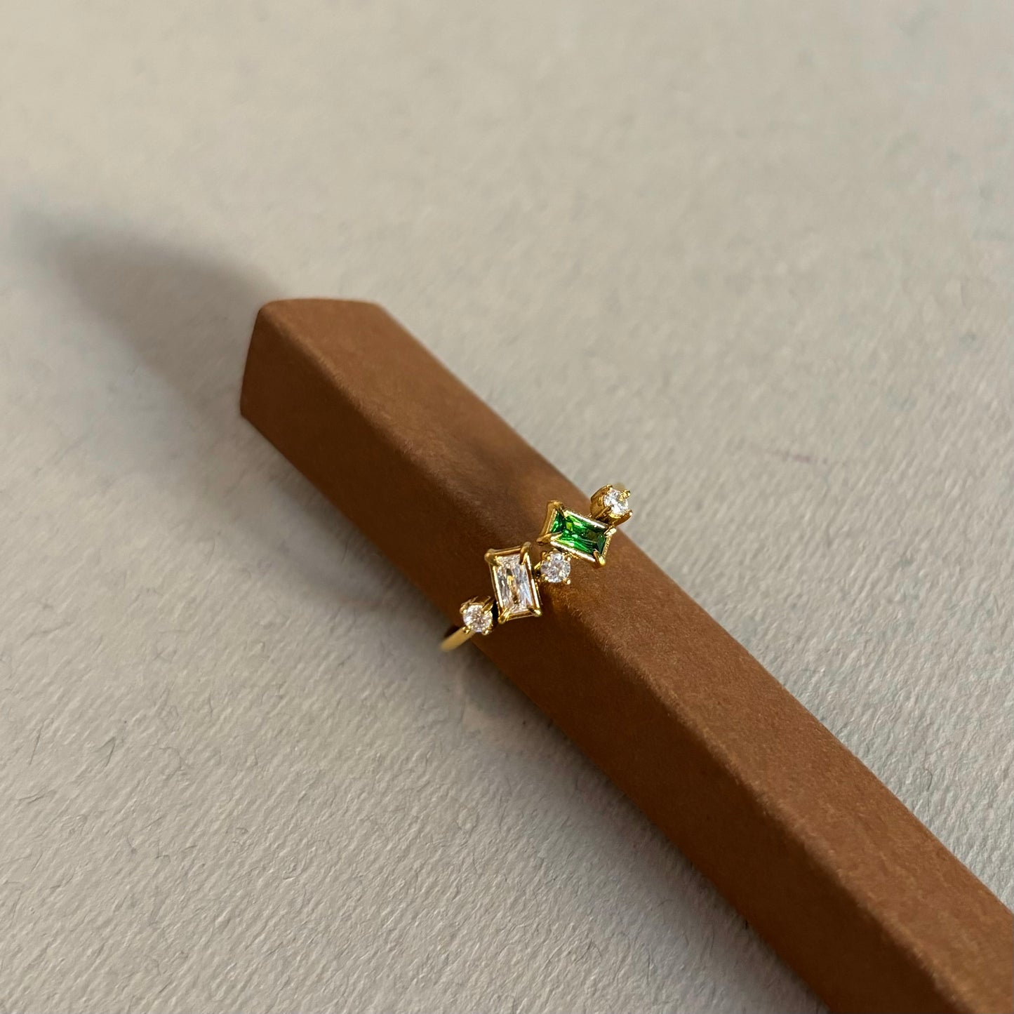 Emerald Cut Band Ring