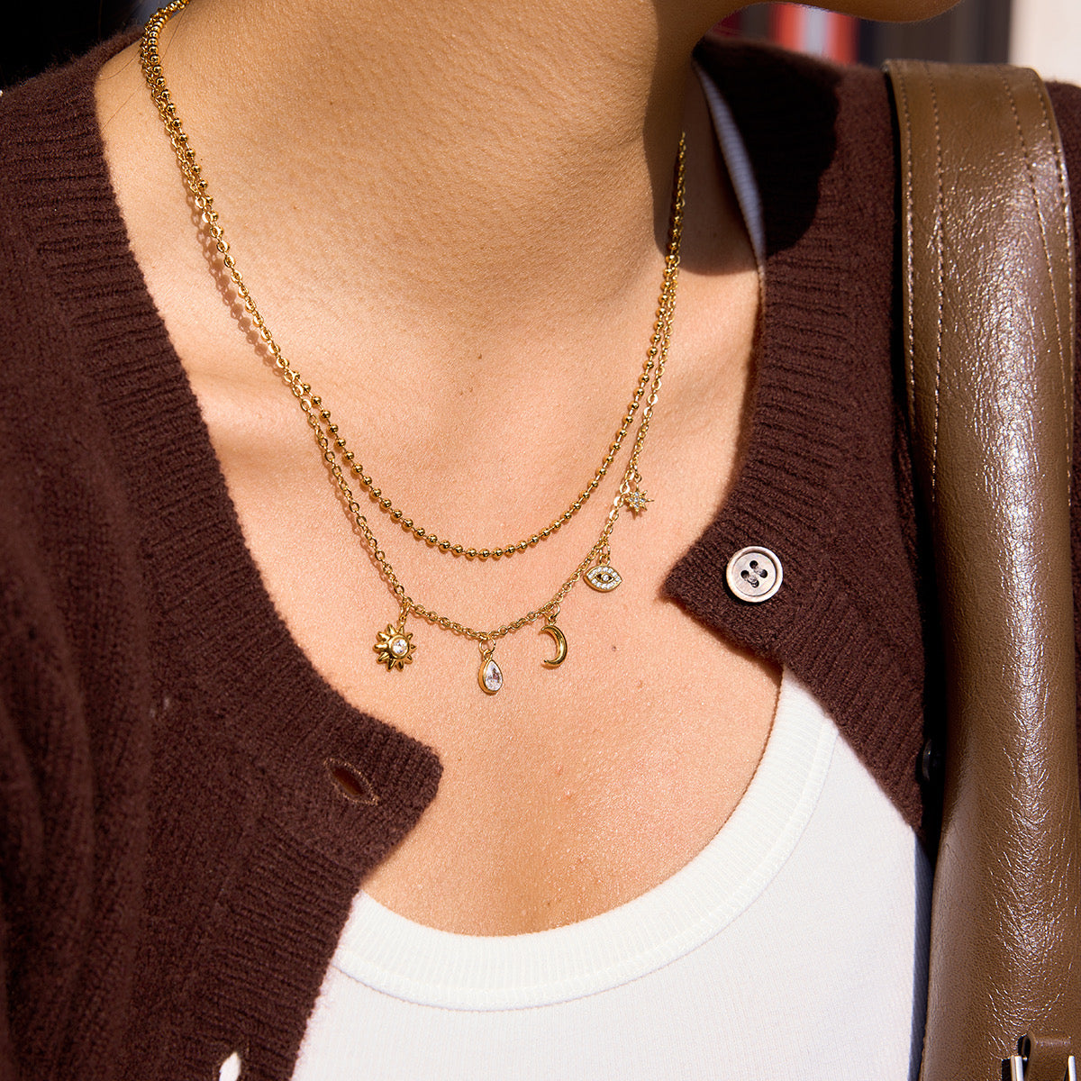 Astra charm necklace