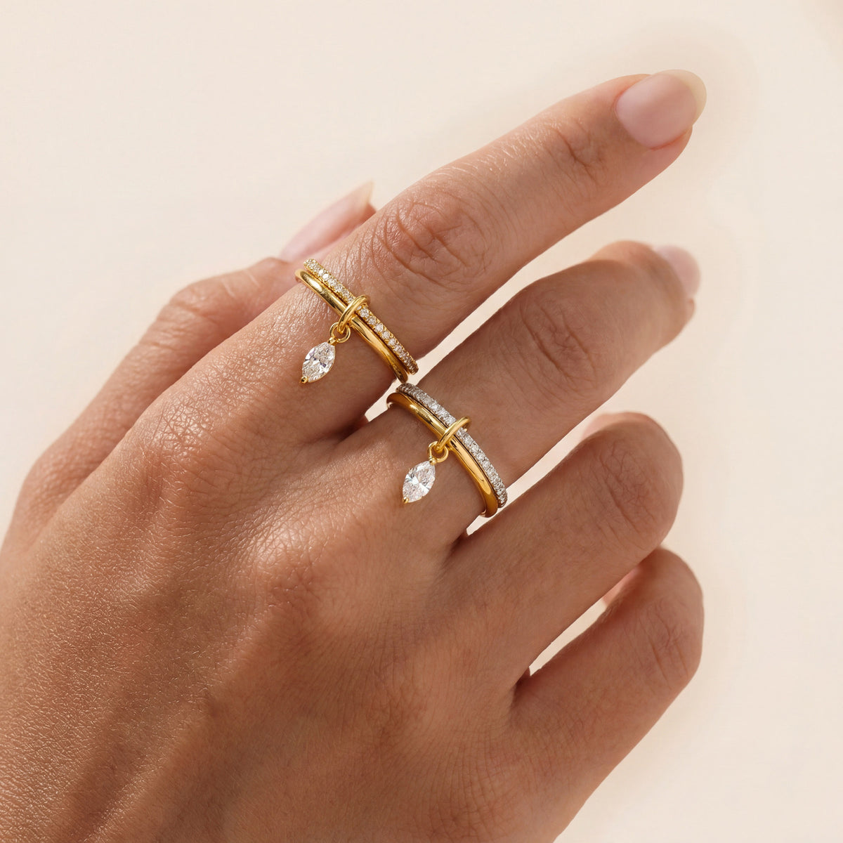 Marquee drop ring