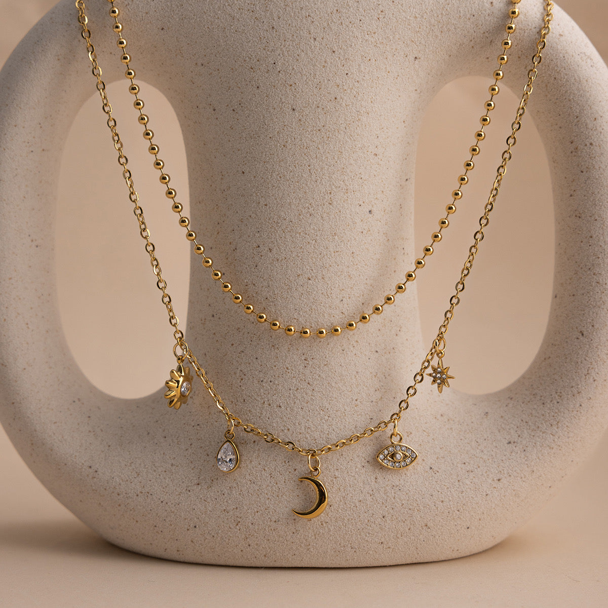 Astra charm necklace
