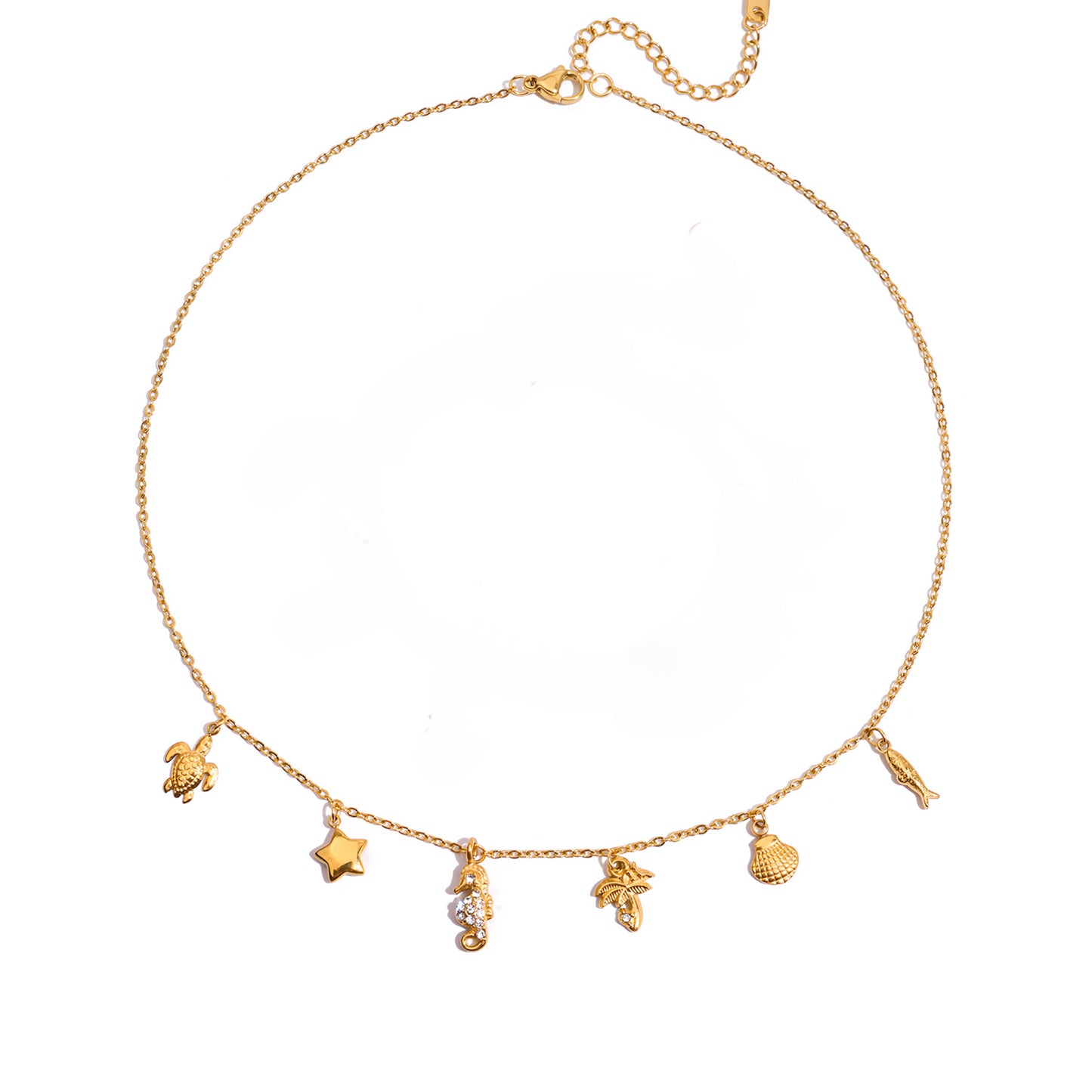 Seaqua charm necklace