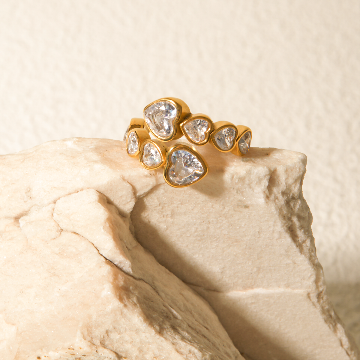 Heart Wrap Ring (adjustable)