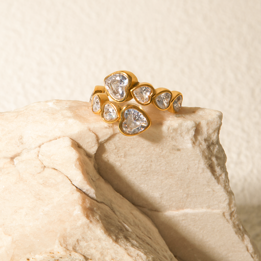 Heart Wrap Ring (adjustable)