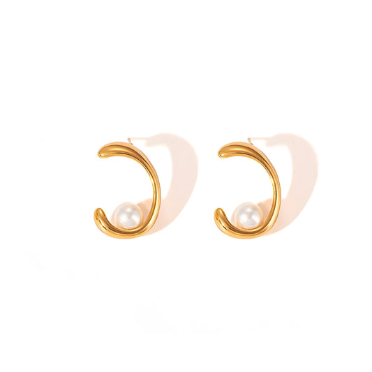C-pearl Studs