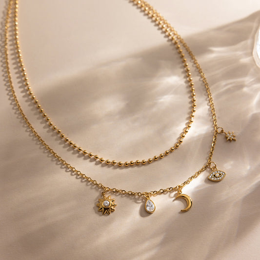 Astra charm necklace