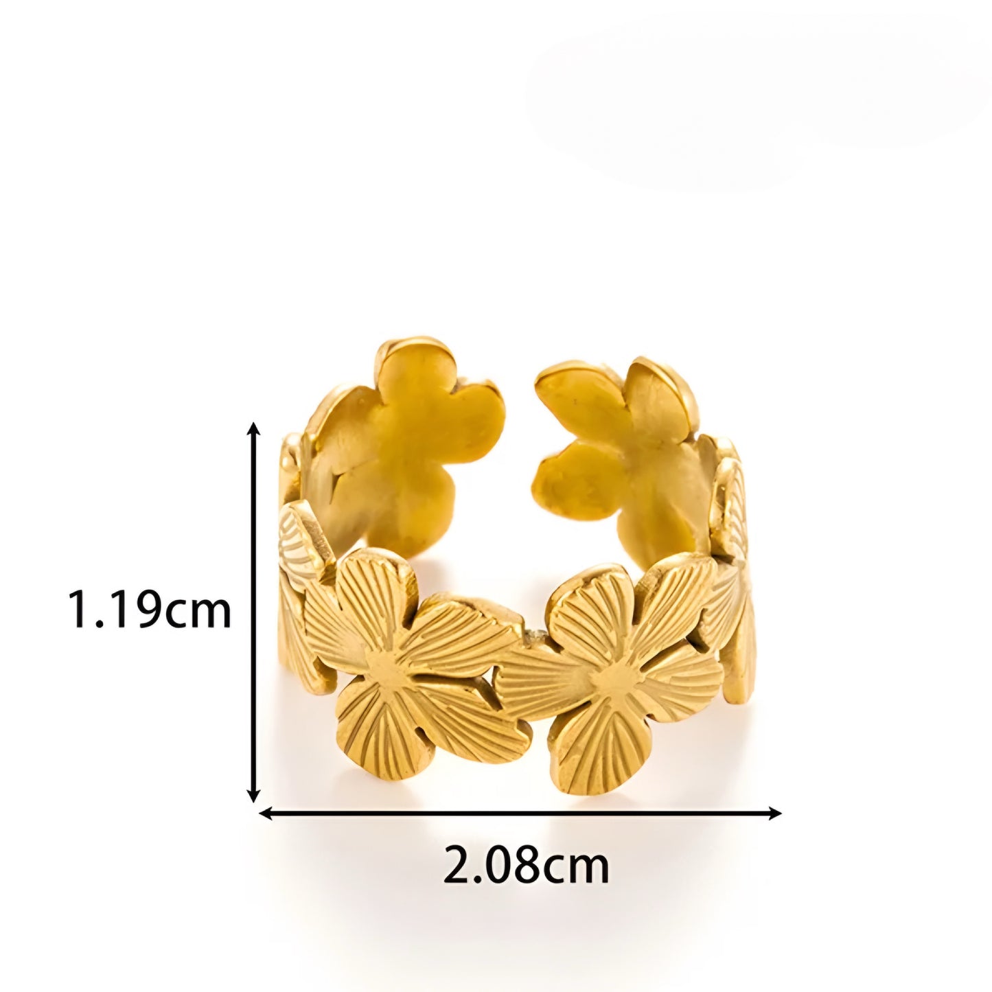 Lily band ring