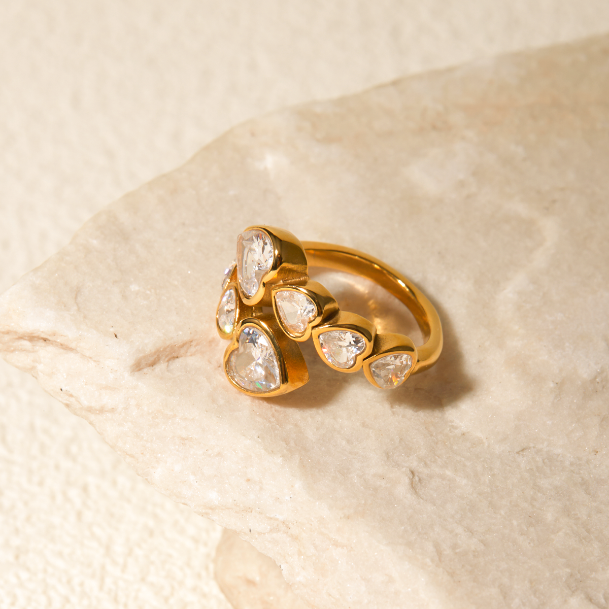 Heart Wrap Ring (adjustable)