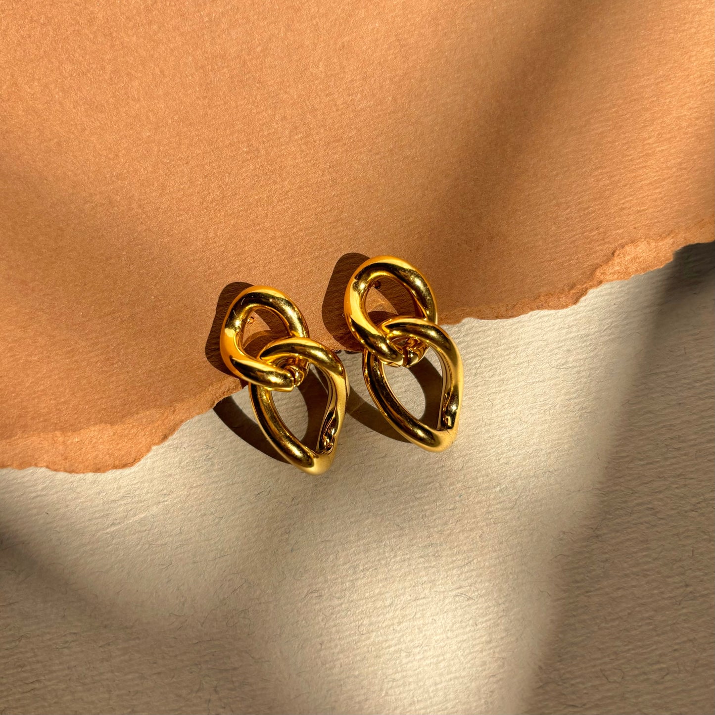 Gilded Knots earrings