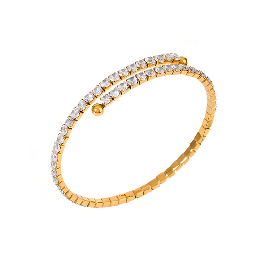 Elara Spiral Cuff