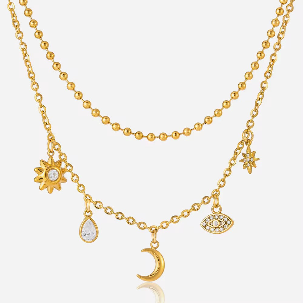 Astra charm necklace