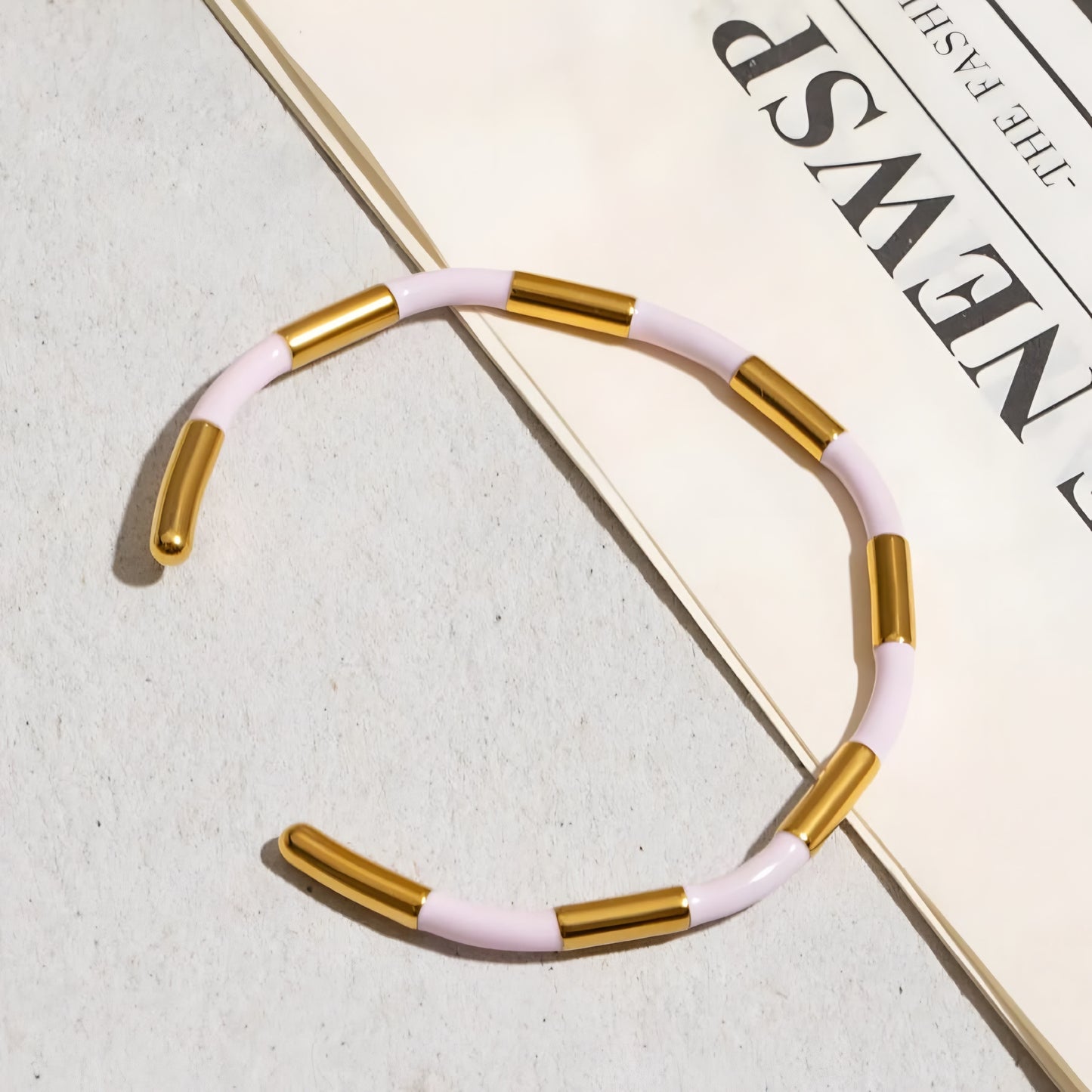 Peach pop cuff
