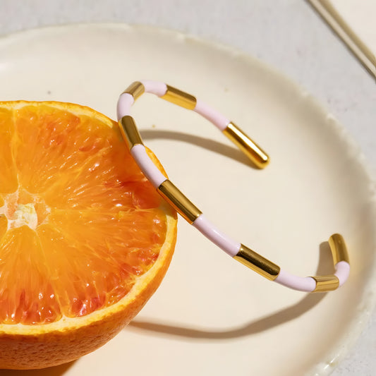 Peach pop cuff