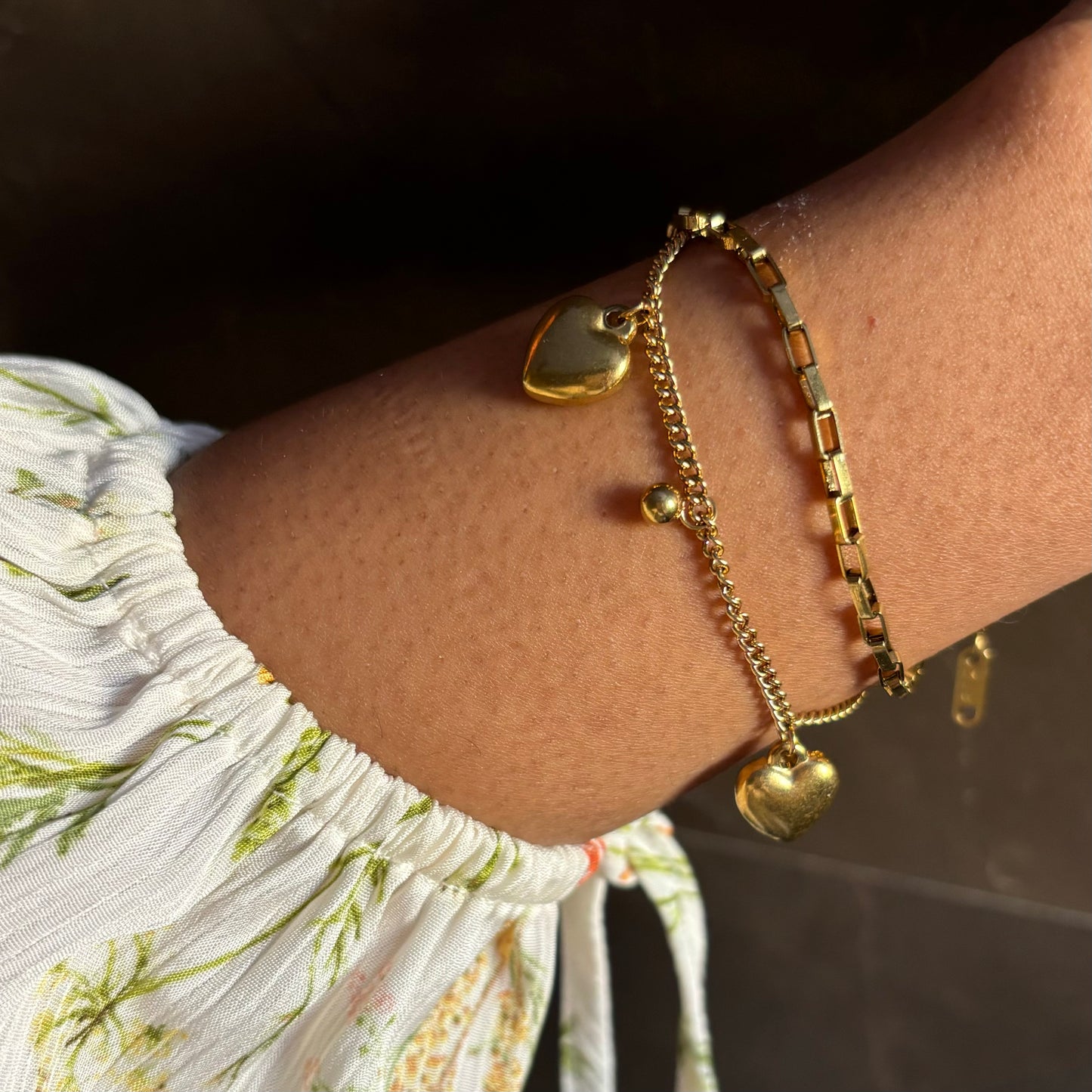 Luna heart bracelet
