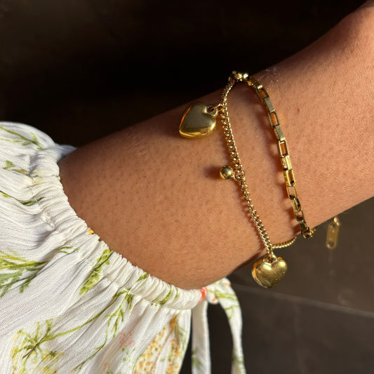Luna heart bracelet
