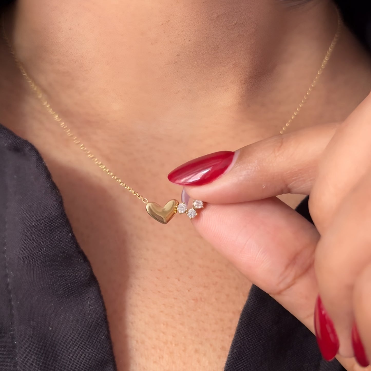 Twilight heart necklace