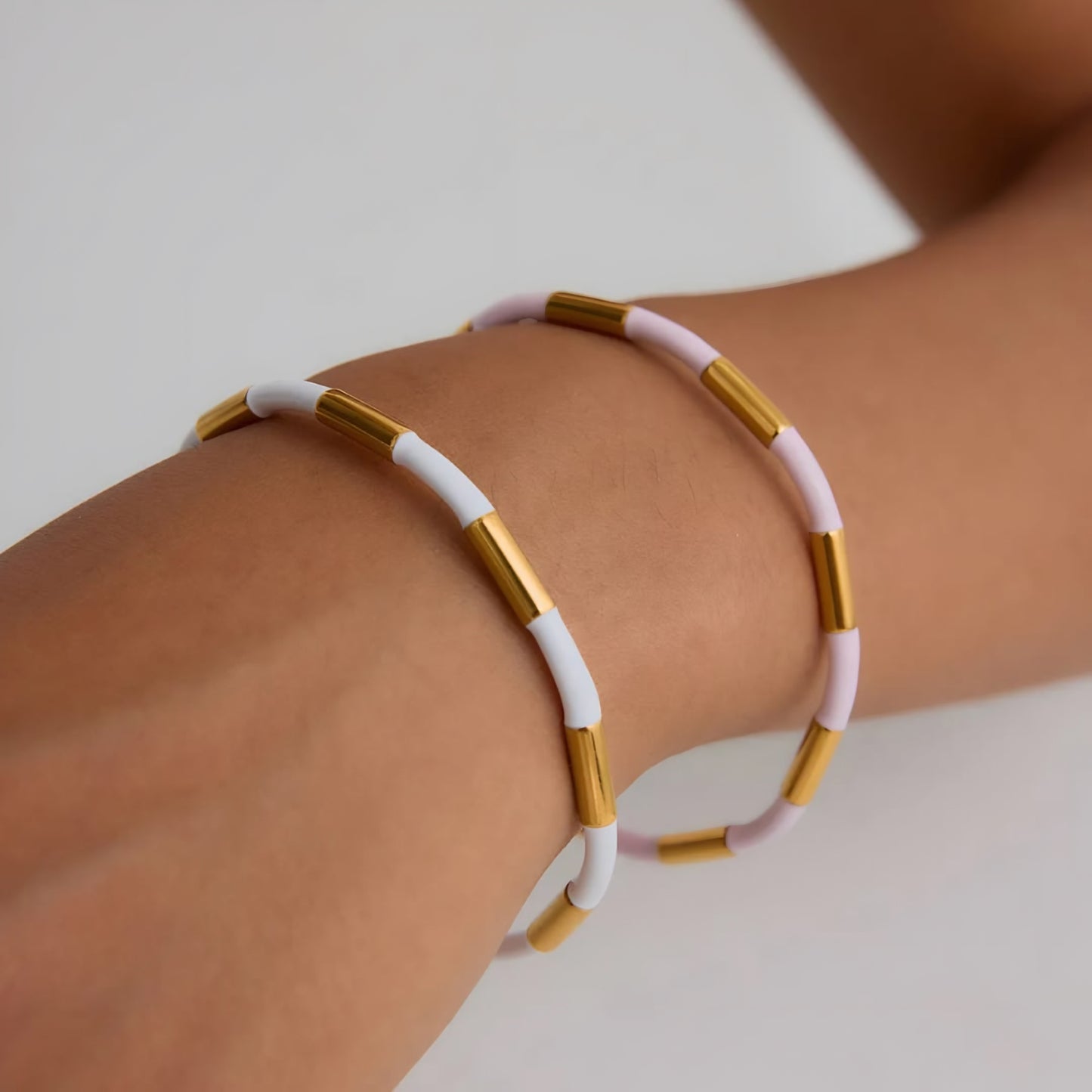 Peach pop cuff